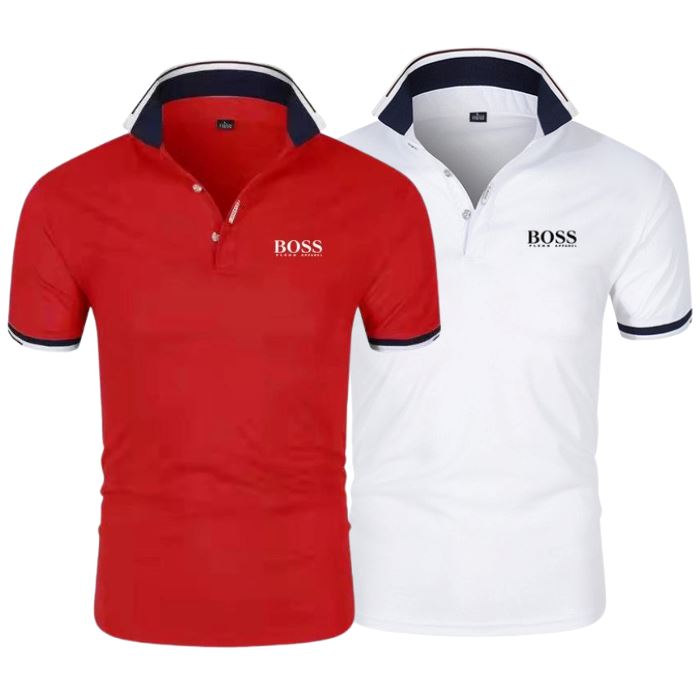 [COMPRE 1 Y RECIBA 2] Kit de 2 Polos Boss Essential