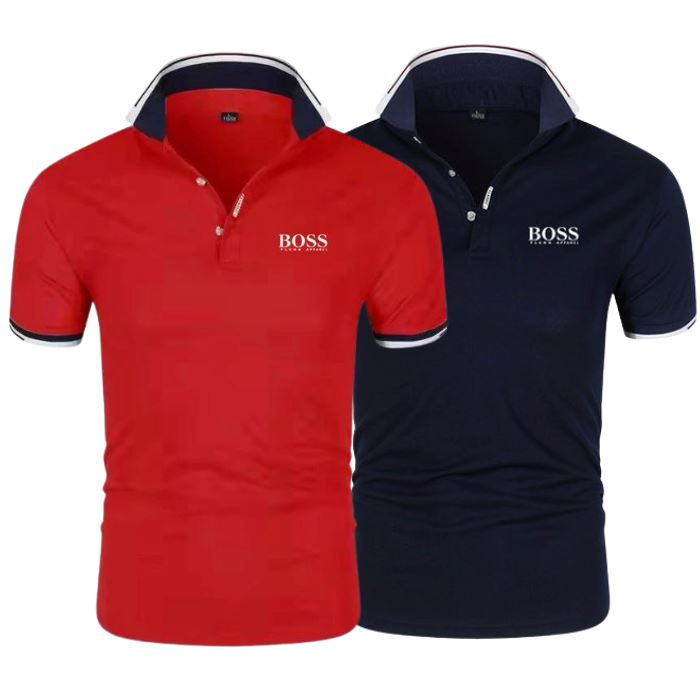 [COMPRE 1 Y RECIBA 2] Kit de 2 Polos Boss Essential